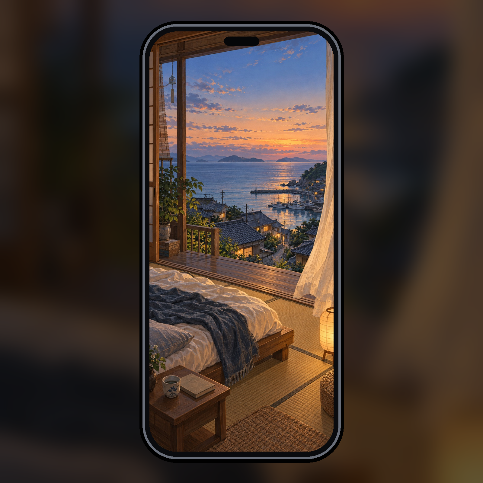 Aperçu de La Chambre du port sur smartphone
